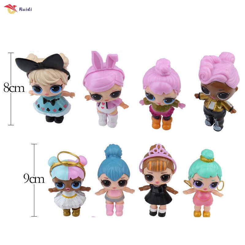 8PCS/SET LOL Lil Outrageous 7 Layer Surprise Series Dolls Kids Toy Gifts 