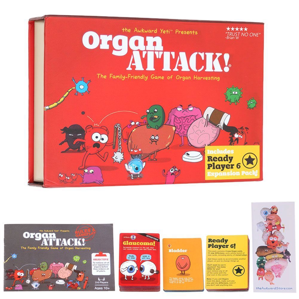 Organ Attack Funny Gathering Board Game Party Family Card Game | Shopee ...