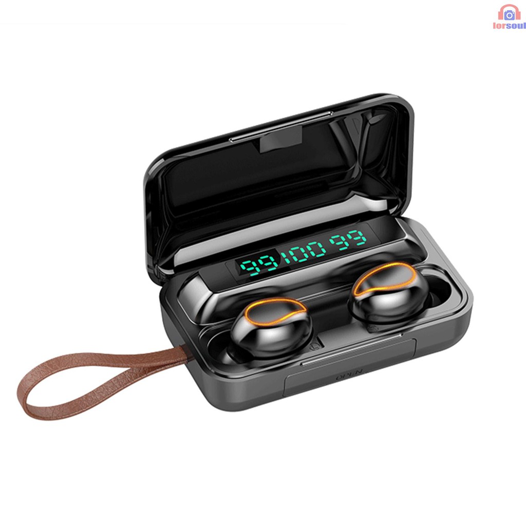 true wireless bluetooth earbuds with 1200mah charging case