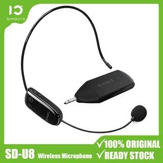 SHIDU U8-Upgraded Headset UHF Wireless Microphone Mic Suitable for All SHIDU Voice Amplifier Speakers 3.5mm Mic Jack(Ship before 28th)