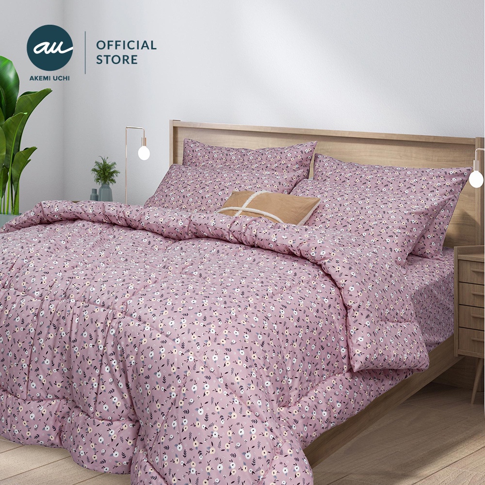 Akemi Uchi Cove Casarosa Comforter Set Shopee Singapore