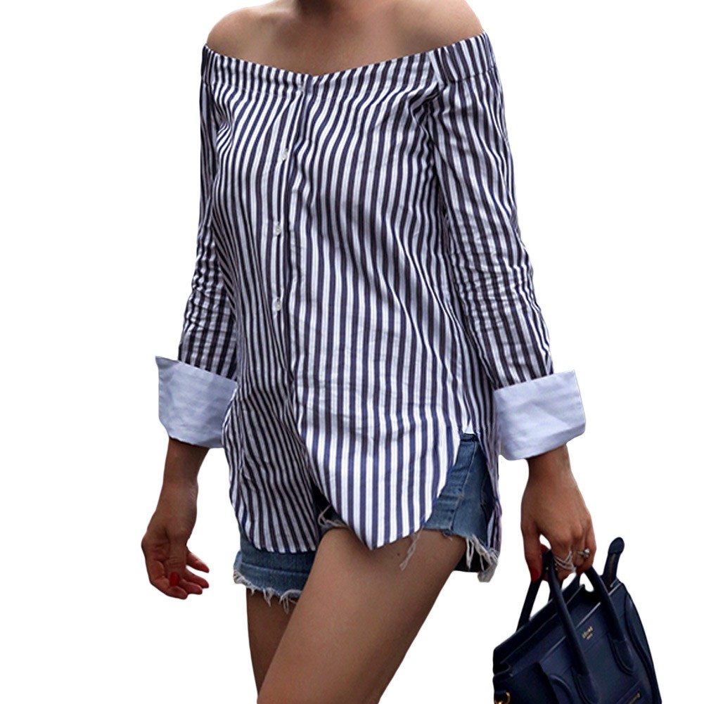 women's long sleeve off the shoulder top