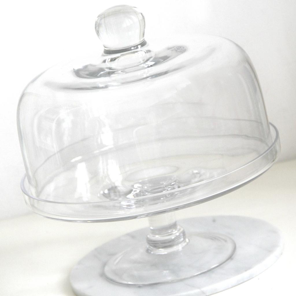 CLEAR GLASS CAKE STAND WITH CLOCHE Shopee Singapore