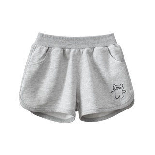 Girls short pants Children's Clothing Summer New Girls' Shorts Denim Bear Cute Pattern Outer Wear Pants Thin Children's Shorts #5