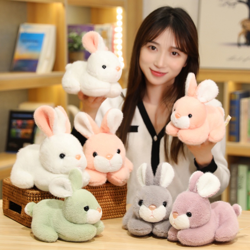 15/20cm Cute Rabbit Plush Toy Stuffed Animal Lovely Furry Bunny