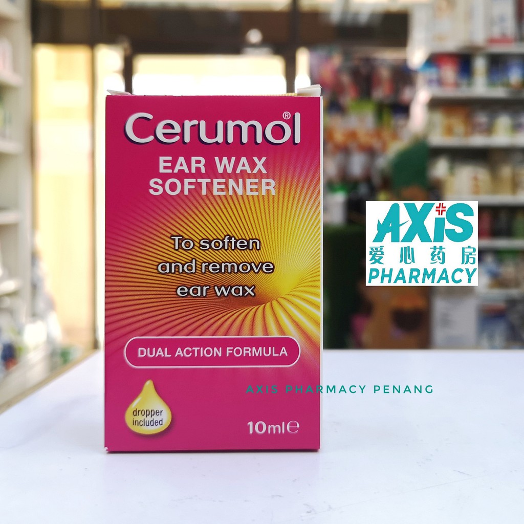 CERUMOL EAR WAX SOFTENER Dual Action Formula 10ml Exp08/2022 Made in