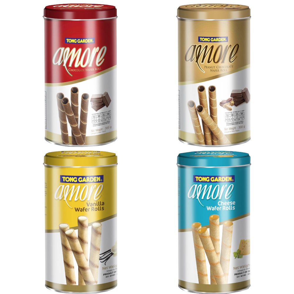 (Bundle of 2) Tong Garden Amore Wafer Roll Assorted 270g300g Shopee