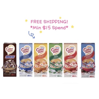Nestle Coffee Mate Coffee Liquid Creamer, box of 24/50/60/180