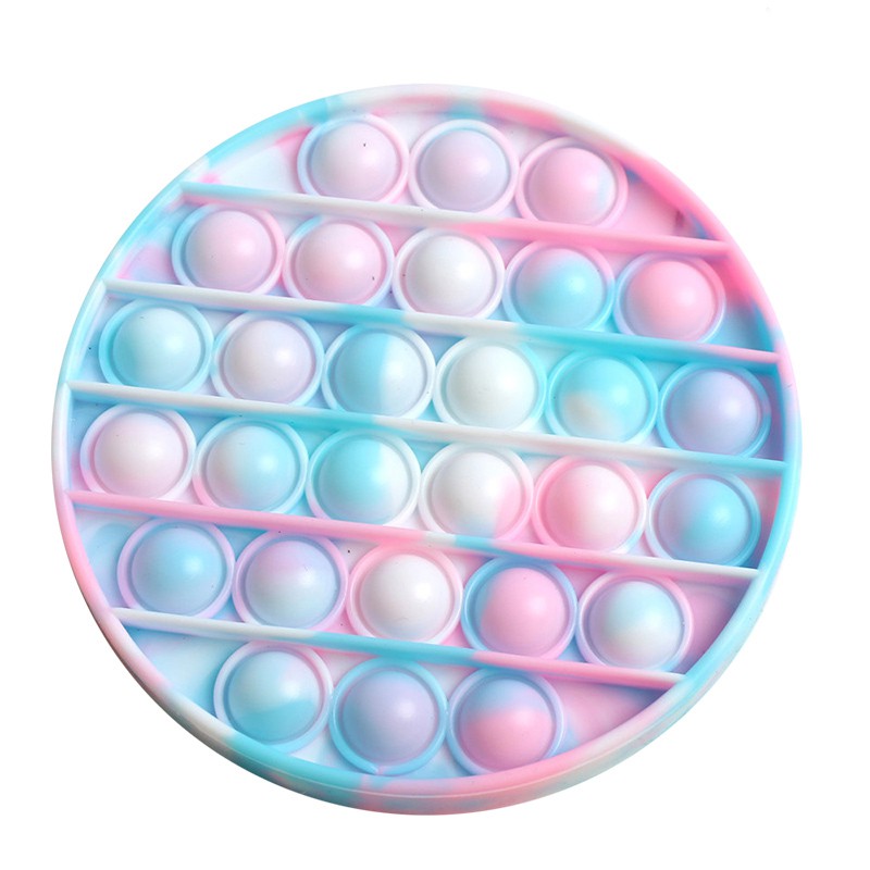 Rainbow Unicorn Pop it Fidget Toy Among 