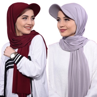 cotton scarf with cap for ladies