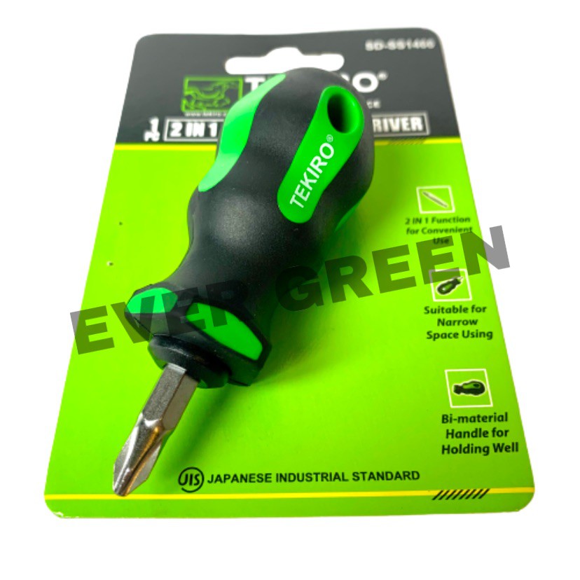 Small Screwdriver Tebol TEKIRO Screwdriver Mini Back And Forth 2 in 1