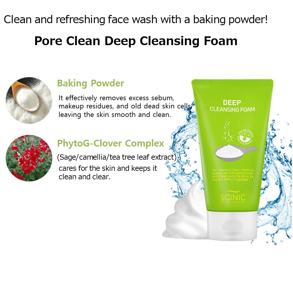 deep cleansing foam scinic