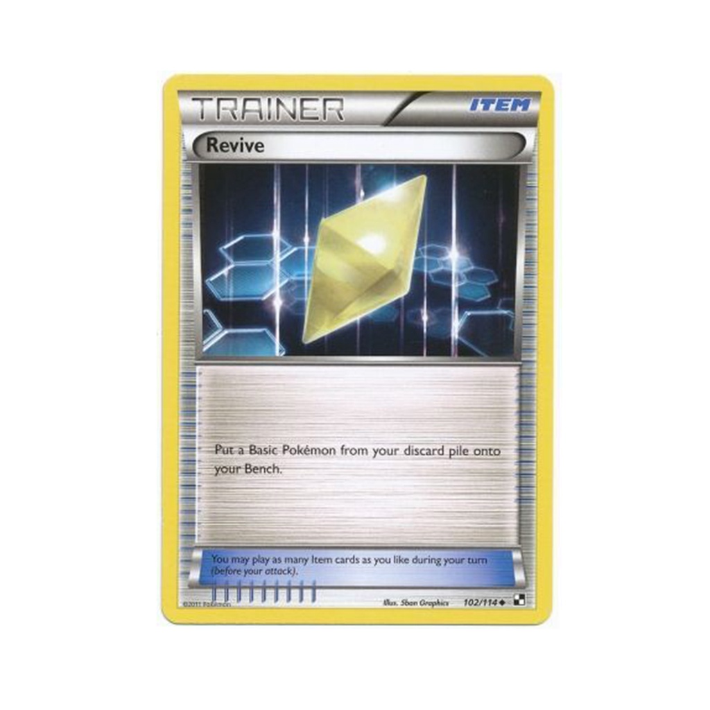 Pokemon - Revive (102/114) Card (Black & White 1: Base Set) | Shopee ...