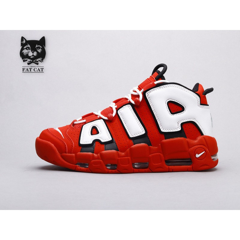 uptempo black and red