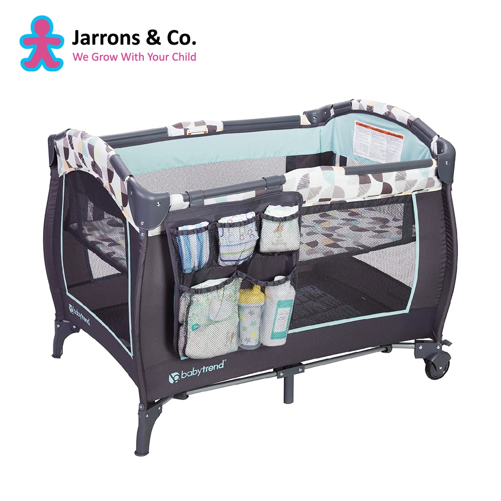 [Jarrons & Co] Baby Trend TrendE Nursery Center Playpen Doodle Dots