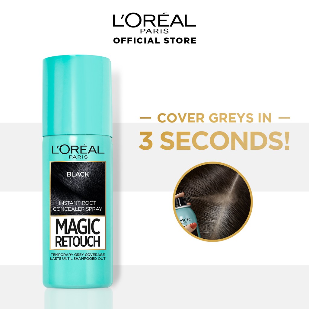 Loreal Paris Magic Retouch Instant Colour Spray Concealer For Grey