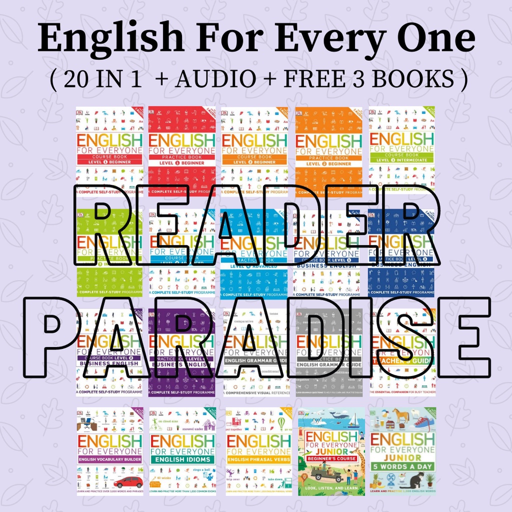 23 In 1 Let S Learn English English For Everyone Junior English Business English Idioms Grammar With Audio Shopee Singapore