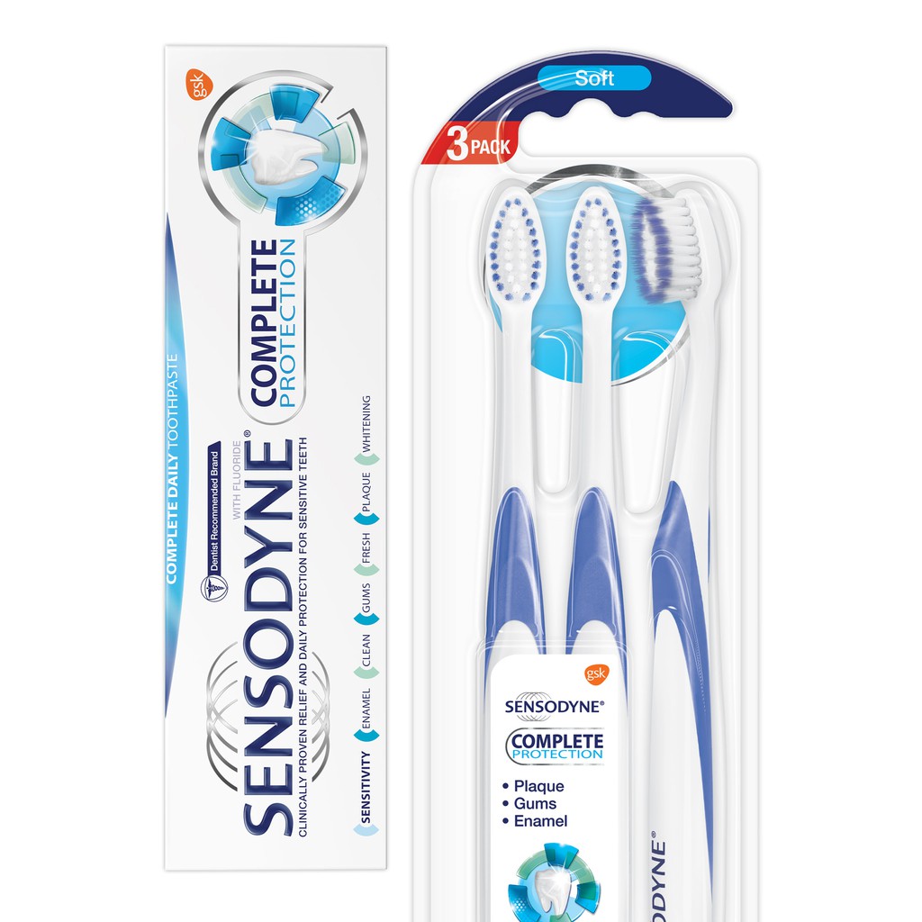 2 sensodyne sensitive toothbrush soft sensitive teeth