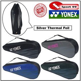 Yonex Badminton Racket Bag (Single Zip and Strap) Sling Bag Latest Design With Thermal (1 Pcs)