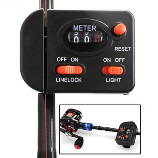 999.9M Fishing Line Counter Digital Display Adjust With Battery Fishing Supplya 