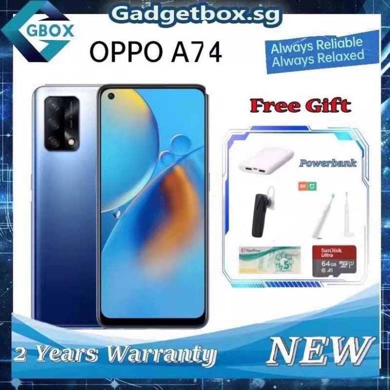 OPPO A74 | 6+128GB | 33W Fast Charge | 5000 mAh Battery | 2 Years ...