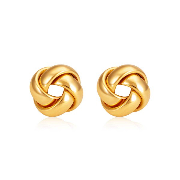 Sk Jewellery Sk 916 Luminous Gold Earrings Shopee Singapore