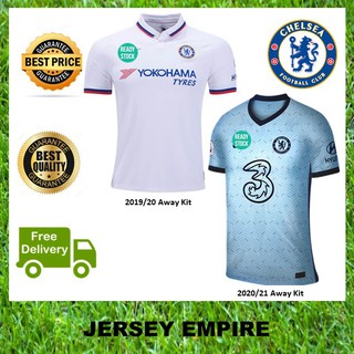19 20 and 20 21 Chelsea Away Kit Jersey for Men Jersi Baju  