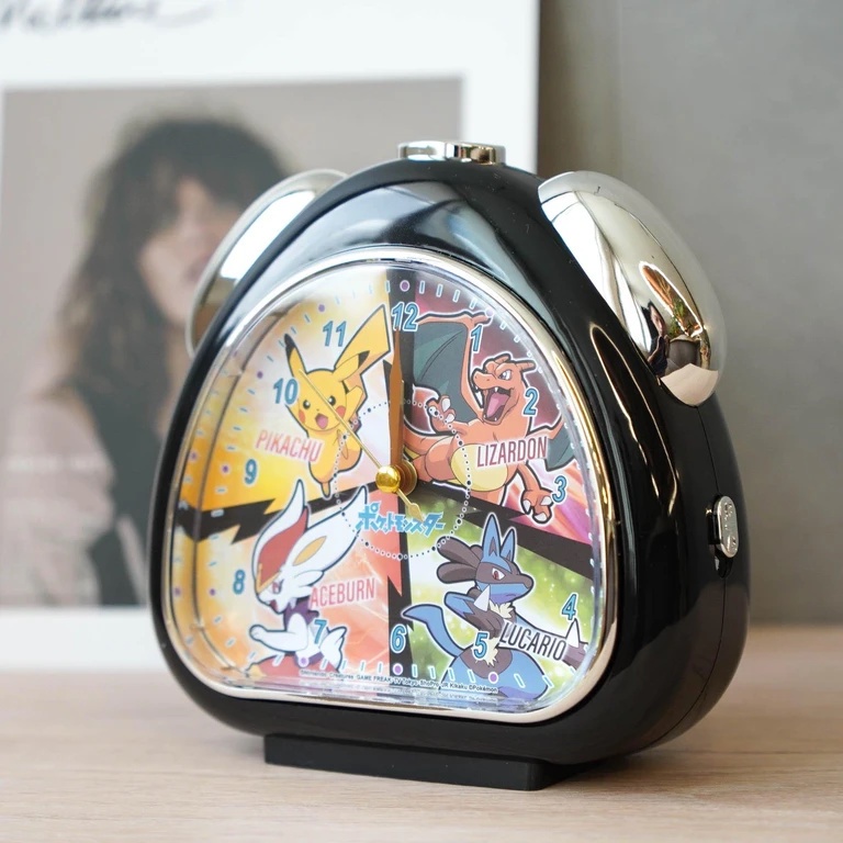 Japanese Pokémon Alarm ClockPikachu Clock Children Pikachu School Good