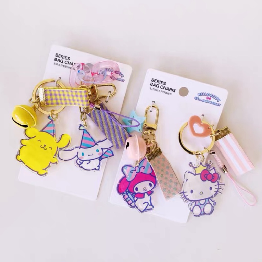 MINISO x Sanrio Characters Series Bag Charm Duo Set MINISO x Sanrio Characters Series Bag Charm Duo Set