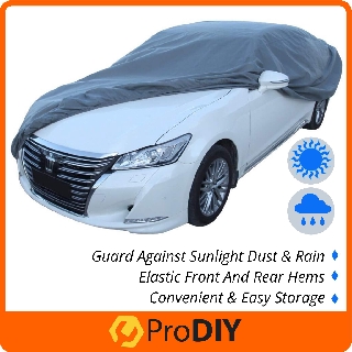 All Size Full Car Cover Waterproof Outdoor Sun Protection Dust Dirt Resistant Ultra-Lite PEVA Material Selimut Kereta