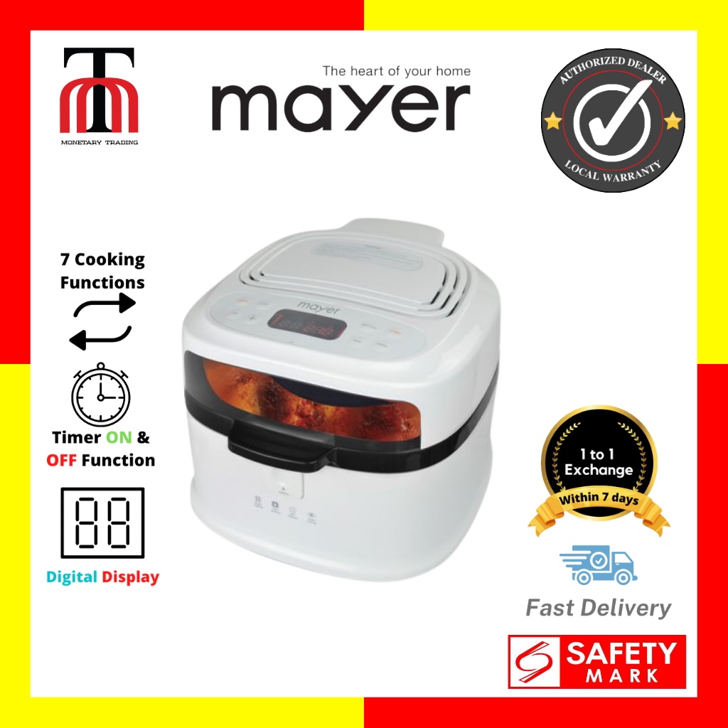 Mayer 8L Mighty Air Fryer (MMAF800) Shopee Singapore