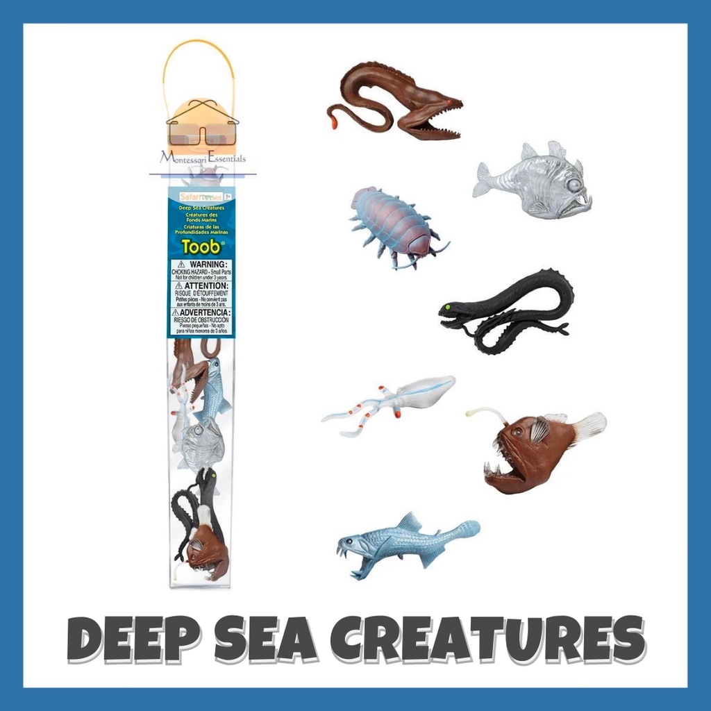 Safari Toob Deep Sea Creatures [Marine Animal Figurines] Shopee
