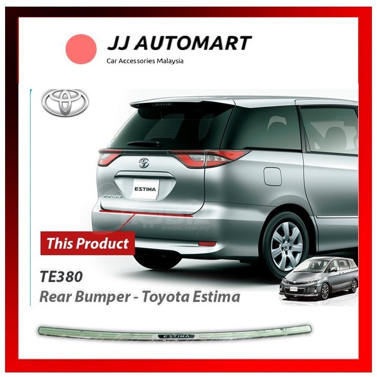 Shop Malaysia Toyota Estima Acr50 Rear Bumper Chrome Trim Shopee Singapore