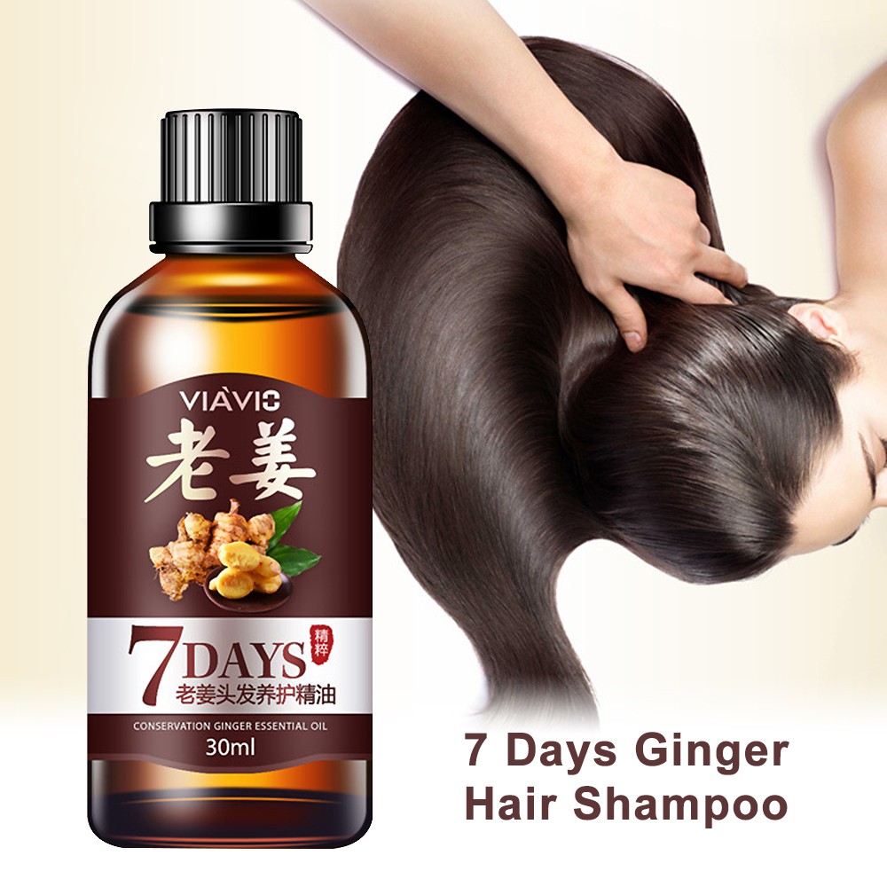 7 Days Hair Regrowth Serum Ginger Oil Anti Loss Treatment Essence Shopee Singapore