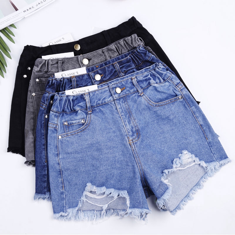 women's 5 denim shorts