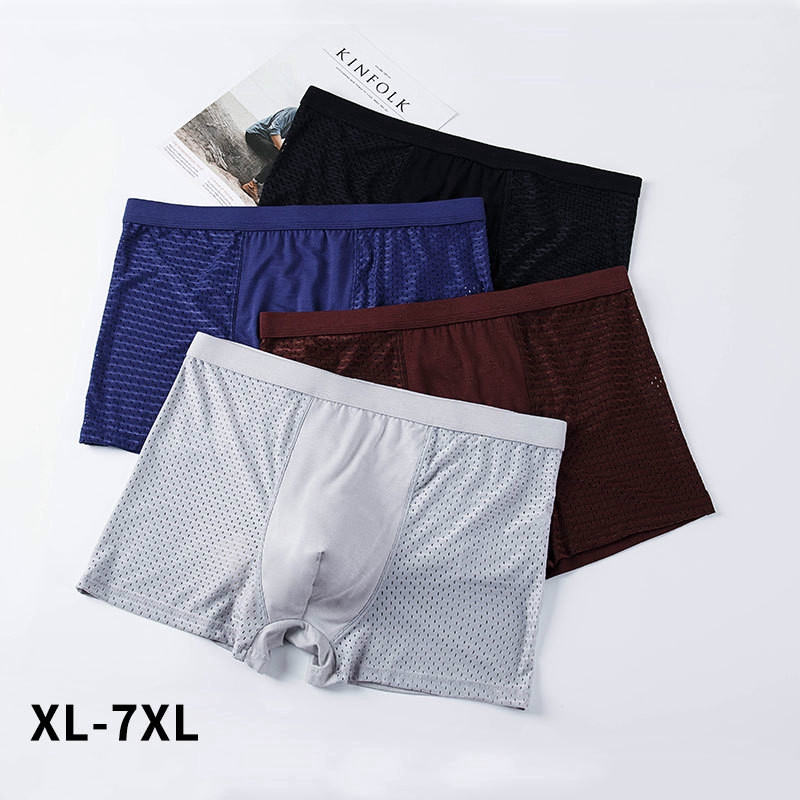 Men's Plain Cotton Boxer Underwear S, M, L,XL,XXL,3XL,4XL,5XL Shorts