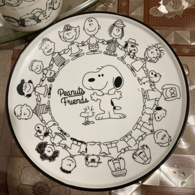 A Heart Of Adorable The Snoopy Tableware Bowl Dishes Snoopy White ...