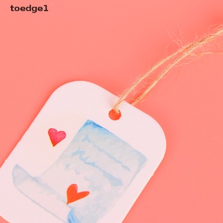 New 50pcs Flower Paper Tags DIY Label Handmade Gift Box Paper Cards [toedge1] #3