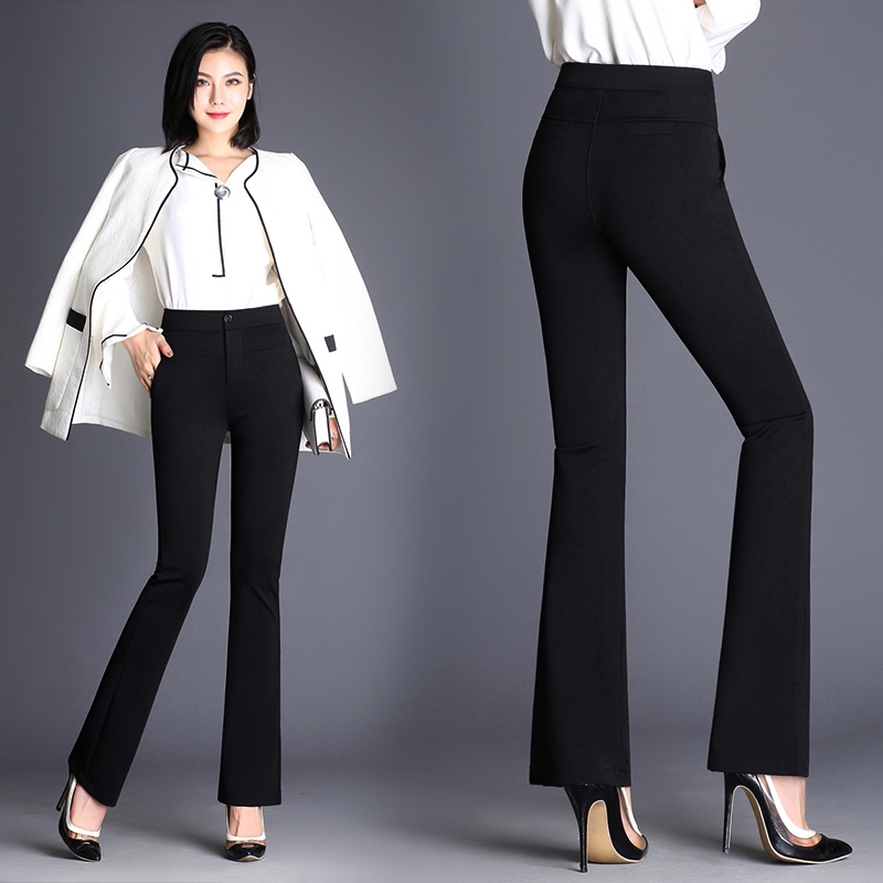 work flare pants