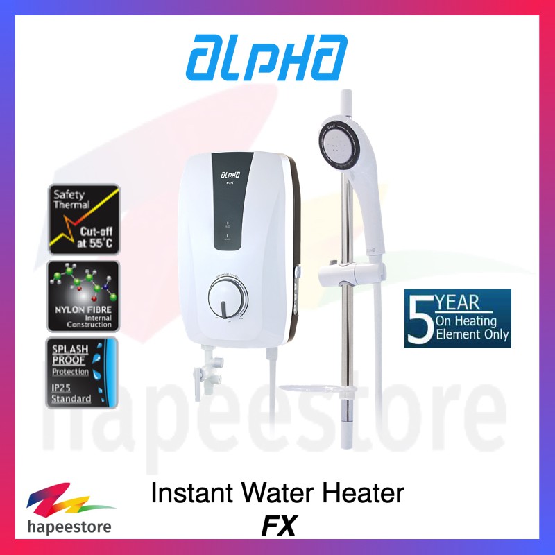 Alpha FX Instant Water Heater Alpha Shopee Singapore