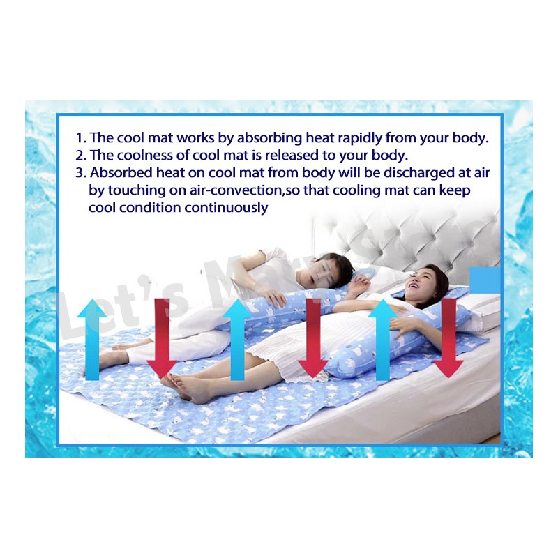  Polar Bear Cooling Mat  Korea Authentic / Let's Mary Store cool mat