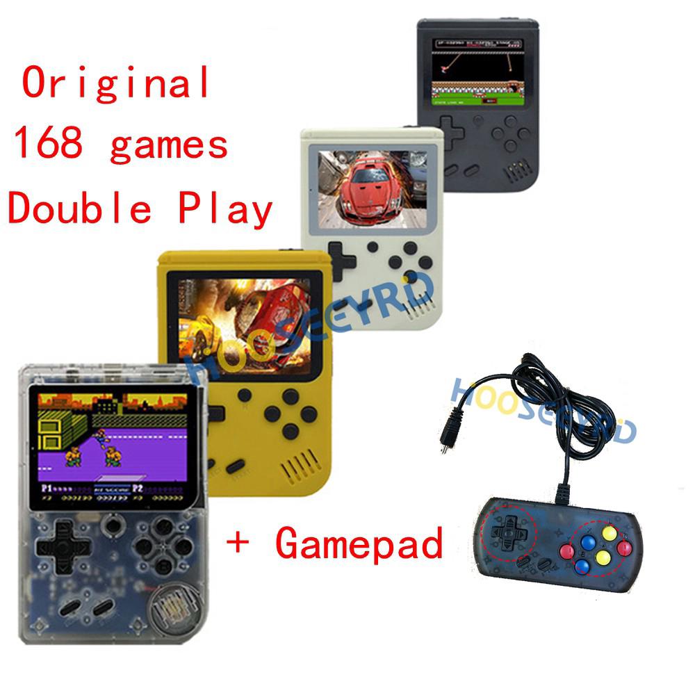 168 Classic-FC Games Portable Handheld Video Game Console Support Double Players