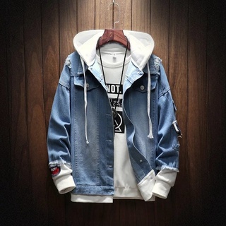 hoodie plus denim jacket