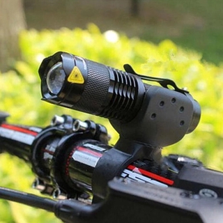 7W 3000LM 3 Mode Bicycle Light Q5 Led Cycling Bike Front Lights Lamp Torch Waterproof Zoom Flashlight with Holder