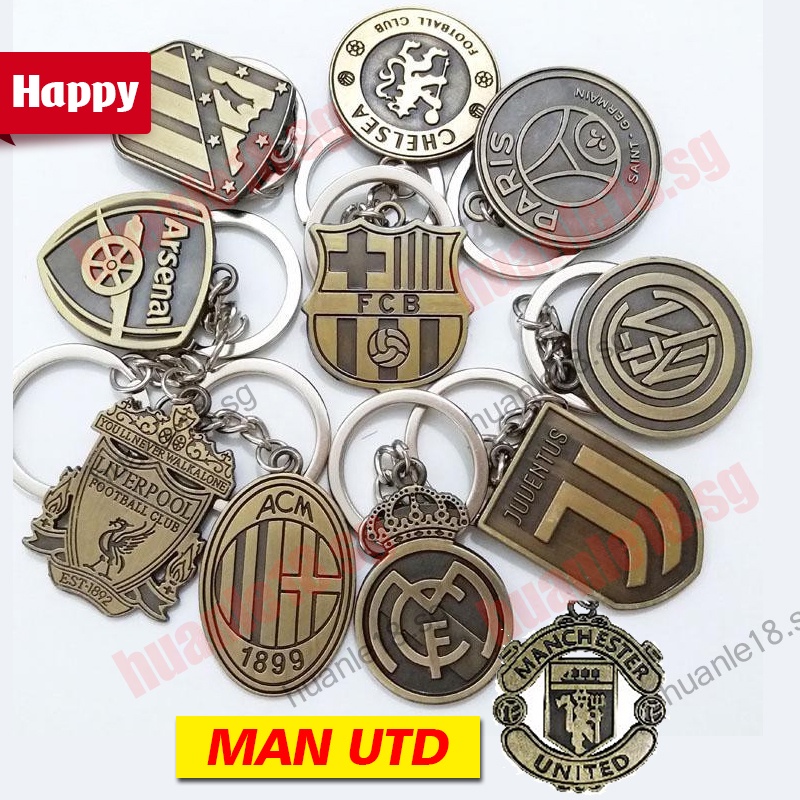 Manchester United,chelsea,Liverpool,Soccer Team Football Club Logo Metal Pendant keyring Keychain team crest