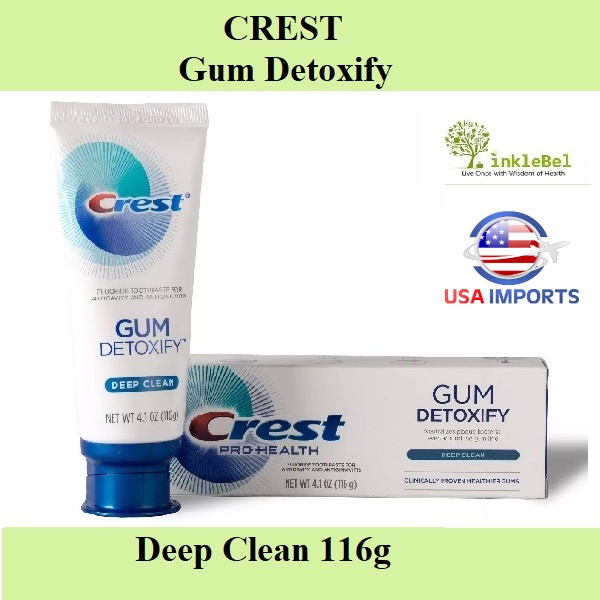 Crest Pro Health Gum Detoxify Toothpaste, Deep Clean, 4.1 oz (116g