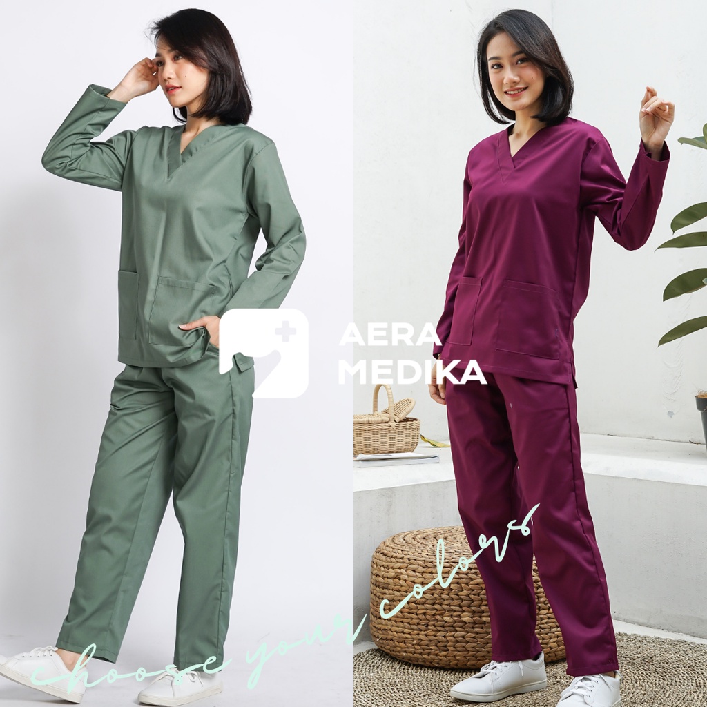 Baju Tidur Lengan Panjang AERA MEDIKA