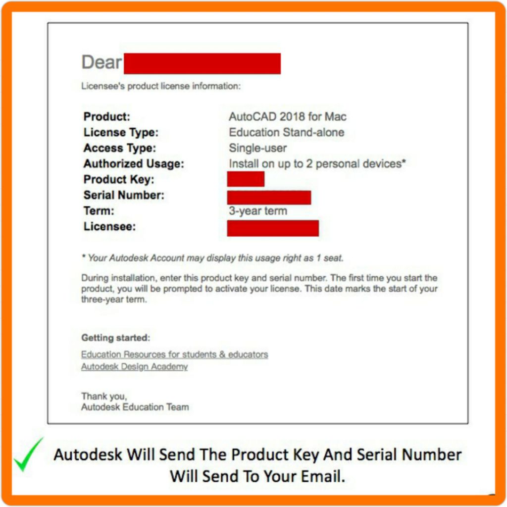 Autodesk Autocad 2019 3 Years License Windows 32 64