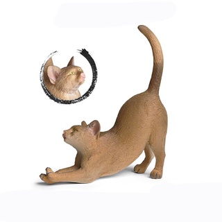 JONY1EC Stretching Cats Model Micro Landscape Educational Toy Science & Nature Farm Animal #7