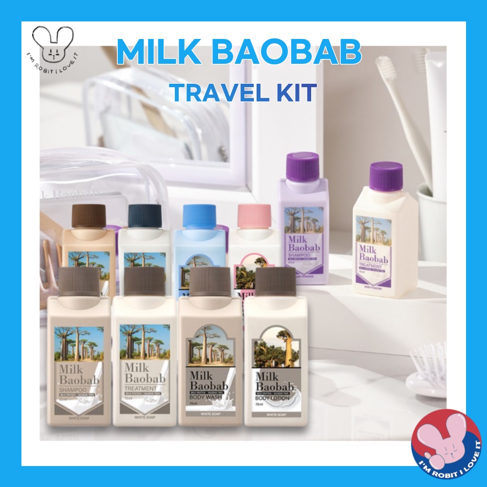 [MILK BAOBAB] TRAVEL KIT 3 types milk baobab baby powder / milk baobab